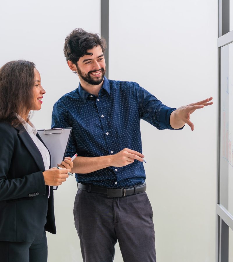 Creative,Business,Colleague,Brainstorming,And,Discussing,Idea,And,Concept,Of